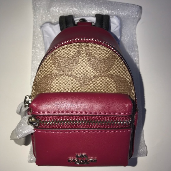 Coach 👛 Mini Backpack keychain bag charm - Picture 7 of 10